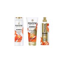 Kit Pantene Biotinamina Shampoo 175Ml+Cond 150Ml+Cr Pentear