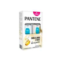 Kit Pantene Brilho Extremo Shampoo Com 400Ml+Condicionador Com 175Ml