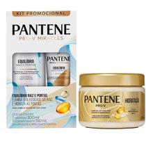Kit Pantene Equilíbrio Shampoo 300ml + Condicionador 150ml + Máscara Capilar Hidratação 270ml Kit Pantene Equilíbrio Shampoo 300ml + Condicionador 150ml + Máscara Capilar Hidratação 270ml