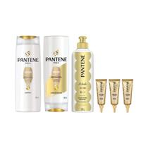 Kit Pantene Hidratação Sh+Cond+Creme Pentear+Cond Milagroso