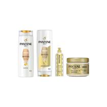 Kit Pantene Hidratação Sh+Cond+Creme Pentear+Máscara-4 Itens