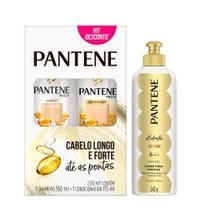Kit Pantene Hidratação Shampoo 350ml + Condicionador 175ml + Creme Para Pentear 240g Kit Pantene Hidratação Shampoo 350ml + Condicionador 175ml + Creme Para Pentear 240g