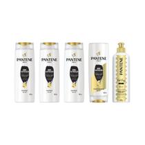 Kit Pantene Hidro Cauterização 3 Sh 400Ml + 1 Cond + 1 Creme