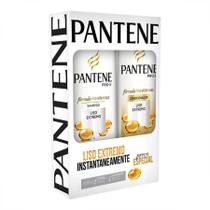 Kit Pantene Liso Extremo Shampoo 175ml + Condicionador 175ml