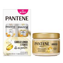 Kit Pantene Liso Extremo Shampoo 350ml + Condicionador 175ml + Máscara Capilar Hidratação 270ml