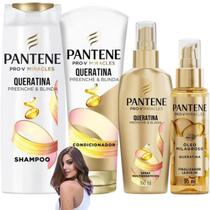 Kit Pantene Miracles Pro-V Shampoo Condicionador Spray Queratina Óleo Milagroso Intensivo Miracles