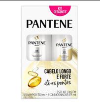Kit Pantene PRO-V Liso Extremo Shampoo 350ml + Condicionador 175ml Pantene