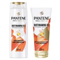Kit Pantene PRO-V Miracles Antiqueda & Nutrição Biotinamina B3 Shampoo 300ml e Condicionador 150ml Kit Pantene PRO-V Miracles Antiqueda & Nutrição Biotinamina B3 Shampoo 300ml e Condicionador 150ml