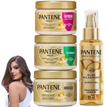Kit Pantene Pro-V Queratina Óleo Milagroso Cronograma Capilar Finalizador Leave-In Mascara Intensiva Kit Pantene Pro-V Queratina Óleo Milagroso Cronograma Capilar Finalizador Leave-In Mascara Intensiva