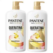 Kit Pantene Pro-V Queratina Preenche e Blinda: Shampoo e Condicionador 1L