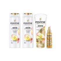 Kit Pantene Queratina 2 Sh 300Ml+ 1 Cond 150Ml+ 1 Oleo 95Ml Kit Pantene Queratina 2 Sh 300Ml+ 1 Cond 150Ml+ 1 Oleo 95Ml