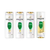 Kit Pantene Restauraçao 3 Shampoo 400Ml + 1 Cond 400Ml