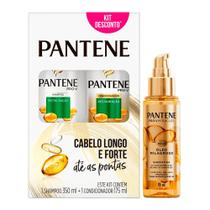 Kit Pantene Restauração Shampoo 350ml + Condicionador 175ml + Óleo Milagroso Queratina 95ml