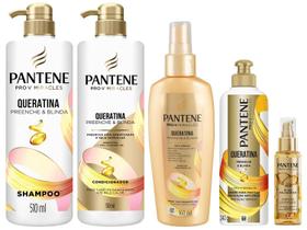 Kit Pantene Shampoo + Condicionador + Óleo + Spray Kit Pantene Shampoo + Condicionador + Óleo + Spray