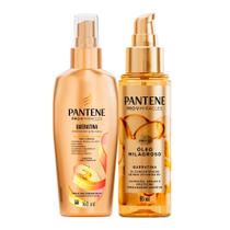 Kit Pantene Spray Preenche E Blinda 160ml Mais Óleo Capilar Milagroso Queratina 95ml