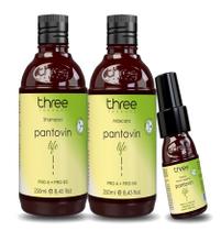 Kit Pantovin Life Home Care Shampoo E Máscara 250ml + Tônico 60ml