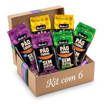 Kit Pão de Forma Sem Glúten BELIVE Sortidos 400g (2 de cada) Kit Pão de Forma Sem Glúten BELIVE Sortidos 400g (2 de cada)