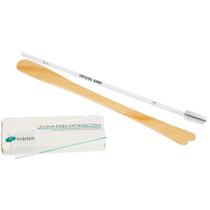 Kit Papanicolau Basico (Escova Cervical/ Espátula de Ayres/ Lamina) KOLPLAST C/ 10 pacotes
