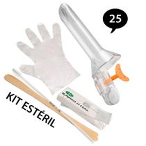 Kit Papanicolau Descartável Grande Estéril (VAGISPEC) - 25 Unidades