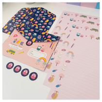 Kit Papeis de Carta com Envelope La Palomita - Buendia