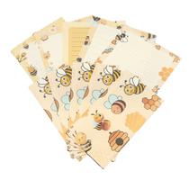 Kit Papéis De Carta Decorados Com 10 + Envelopes Abelhinhas Kit Papéis De Carta Decorados Com 10 + Envelopes Abelhinhas