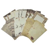 Kit Papéis De Carta Decorados Com 10 + Envelopes Estampados