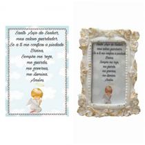 Kit Papel de Arroz Oração Santo Anjo do Senhor Mod 2 6 Un