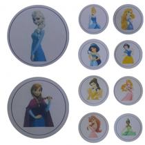 Kit Papel de Arroz Princesas 8 Un