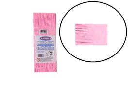 Kit Papel de Bala Seda com franja Rosa claro 190 unidades