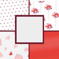 Kit Papel de Seda Decorado/Liso - 50 unidades - 01