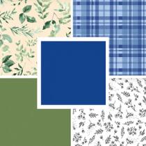 Kit Papel de Seda Decorado/Liso - 50 unidades - 06 Kit Papel de Seda Decorado/Liso - 50 unidades - 06