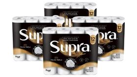 Kit Papel Higiênico Folha Tripla Bracell Supra 48 Rolos 20m Kit Papel Higiênico Folha Tripla Bracell Supra 48 Rolos 20m