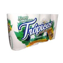 Kit Papel Higiênico Trópicos Folha Simples 2 Pacotes com 16 Rolos