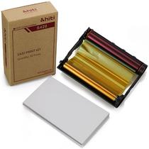 Kit Papel Ribbon Impressora S420 Hiti Profissional