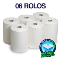 KIT Papel Toalha Bobina Pacote Com 6 Rolos Direto da Fabrica KIT Papel Toalha Bobina Pacote Com 6 Rolos Direto da Fabrica