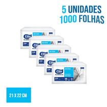 Kit Papel Toalha Interfolhado Folha Dupla com 5 unidades Melhoramentos