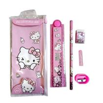 Kit Papelaria Escolar Escritório Fofo Completo Hello Kity Modelo: Estojo Completo Hello Kitty
