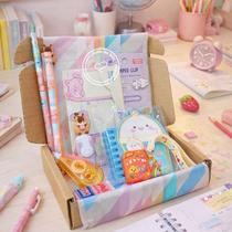 Kit Papelaria Fofa Básico - 10 Itens