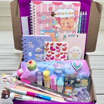 Kit Papelaria Fofa Kawaii 23 Itens Menina Presente