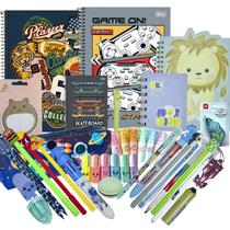 Kit Papelaria Fofa Kawaii 23 Itens Menino Presente