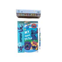 Kit Papelaria Fofa Stitch caderno agenda stich caneta