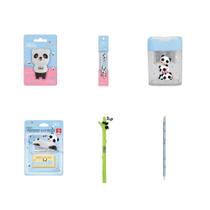 Kit Papelaria Fofo Panda Tilibra Com 6 Peças