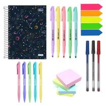 Kit Papelaria Juvenil Ensino Médio Básico 19 Itens 2.0 Fofo Kit Papelaria Juvenil Ensino Médio Básico 19 Itens 2.0 Fofo