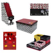 Kit Papelaria Mickey Organizador Escritório Kit Papelaria Mickey Organizador Escritório