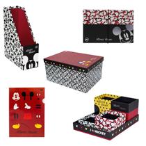 Kit Papelaria Mickey Organizador Escritório