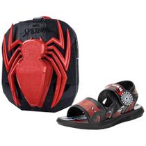 Kit papete infantil homem aranha e mochila grendene kids 23264 Kit papete infantil homem aranha e mochila grendene kids 23264