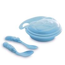 Kit Papinha Adoleta Bebê Urso Azul 0180/12