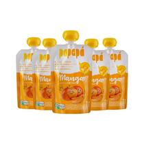 Kit Papinha Infantil Orgânica Manga Papapá Sem Açúcar - 5 Unidades 100g