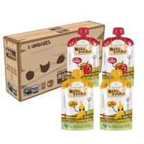 Kit Papinha Organica Natuzinho 2 sabores 6 meses 8 unids