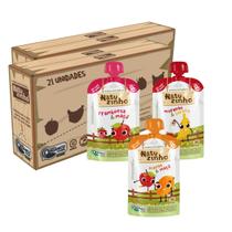 Kit Papinha Organica Natuzinho 3 sabores 9 meses 21 unids Kit Papinha Organica Natuzinho 3 sabores 9 meses 21 unids